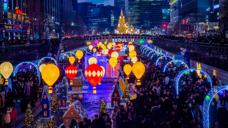 Seoul Christmas Market & Winter Lights Tour
