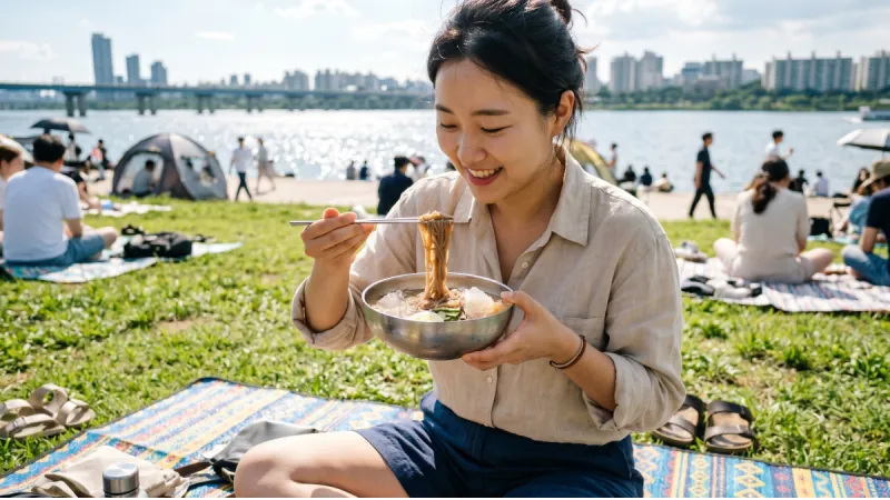 Han River Picnic & Chimaek