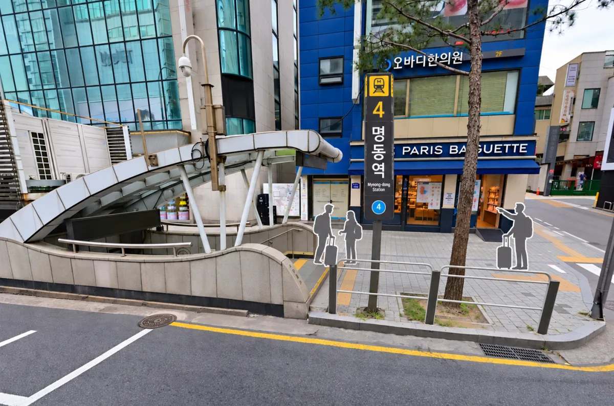 Meeting point: Myeongdong Station Exit 4, in front of Paris Baguette
