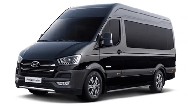 Large van for private tours in Korea