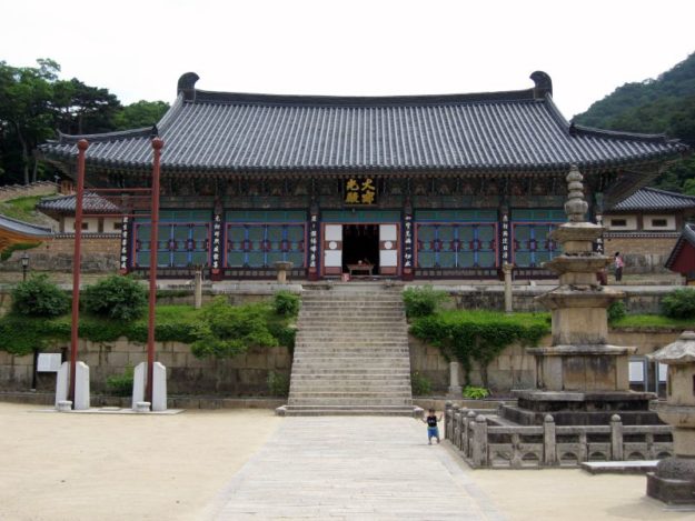 A structure at Haeinsa Temple grounds.