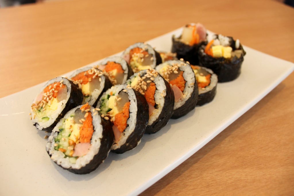 Kimbap: convenient, easy-to-pack