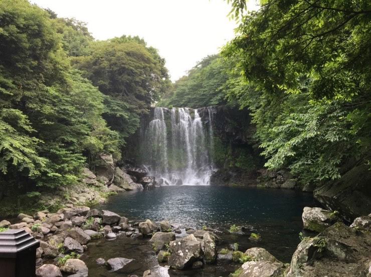 The Pond of God: Cheonjeyeon Falls