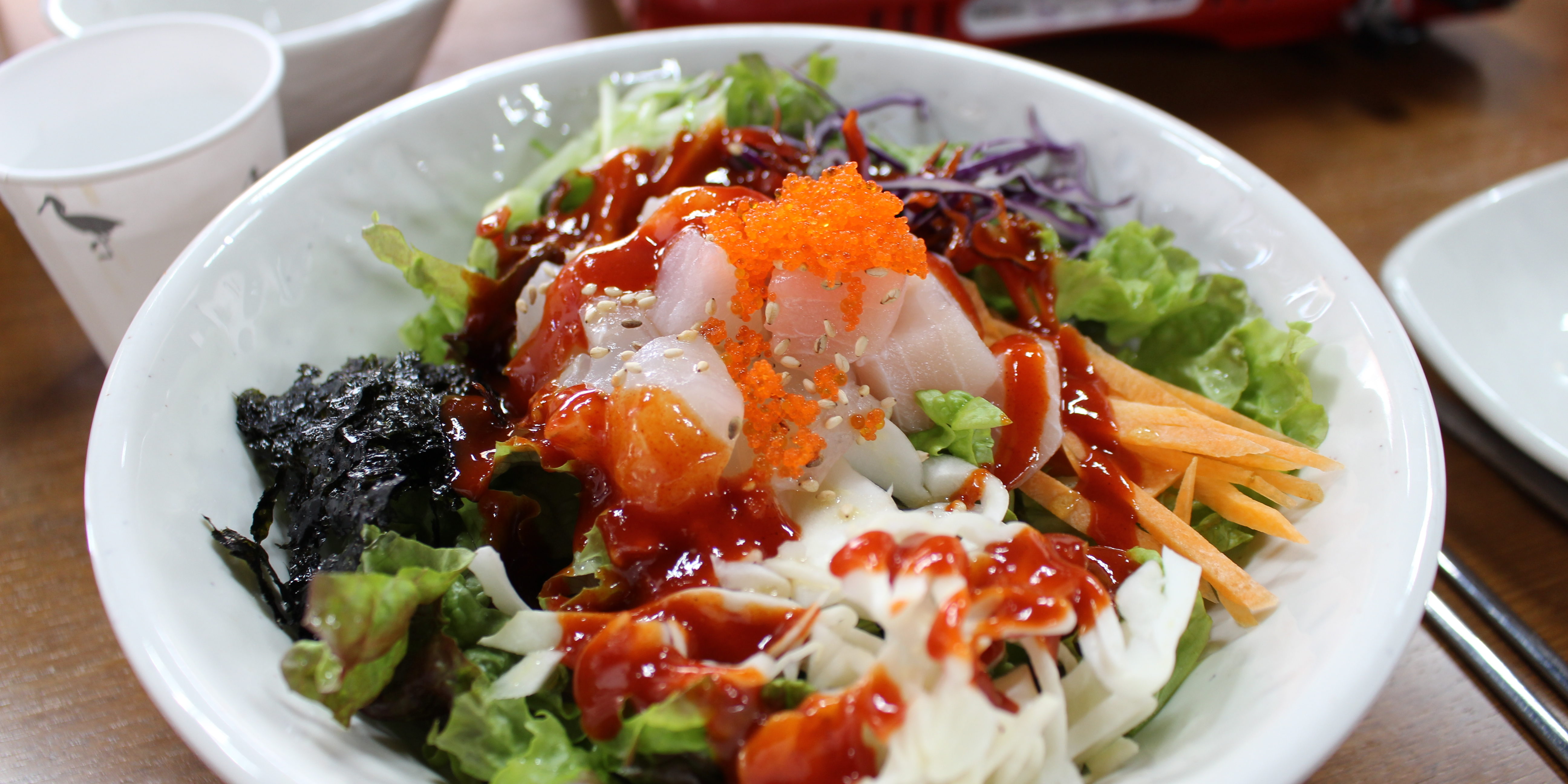 Hoe-deopbap : Raw fish over rice | This Is Korea Tours