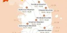 2019 Korea Autmun Foliage Forecast 2019 Korea Autmun Foliage Forecast