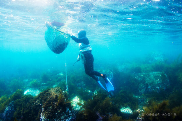 Haenyo(the female divers) of Jeju South Korea